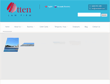 Tablet Screenshot of ottenlawfirm.com